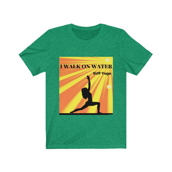 SUP - Paddleboard - Standup Yoga Tee - 'I Walk On Water'