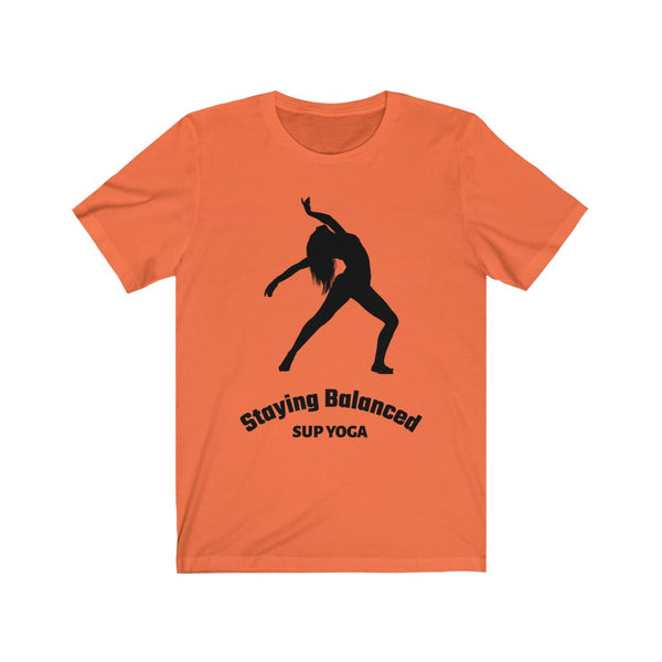 SUP -Paddleboard - Standup Yoga - 'Staying Balanced' Quality Tee