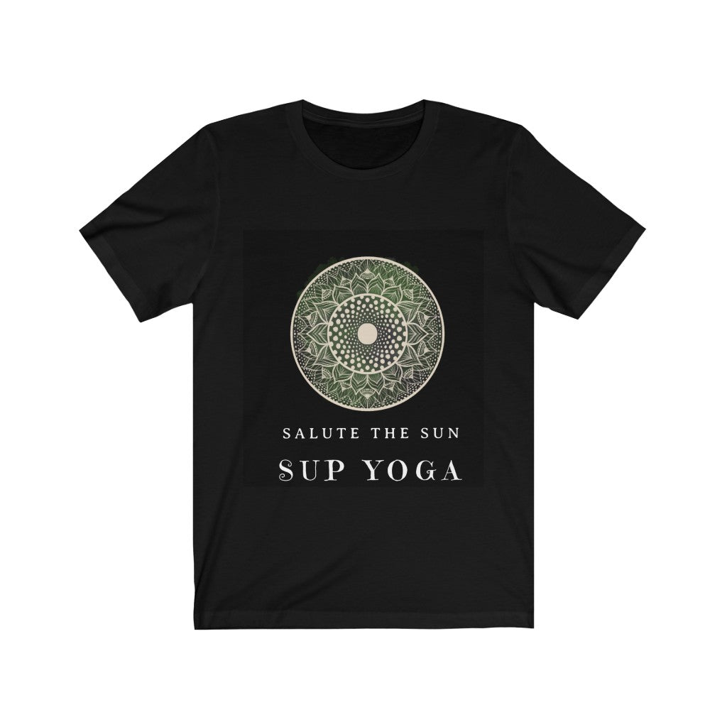 A 'Mandala" Tee for Lovers of  SUP - Paddleboard - Standup Yoga