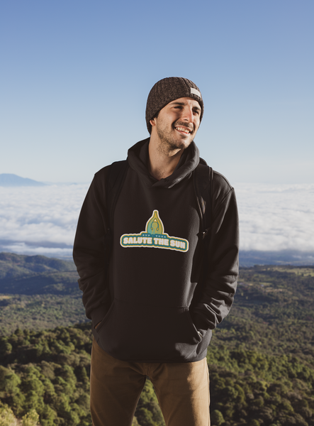 SUP - Paddleboard - Standup Yoga - 'Salute The Sun' - Hoodie