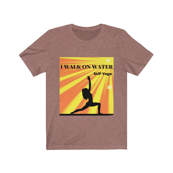 SUP - Paddleboard - Standup Yoga Tee - 'I Walk On Water'