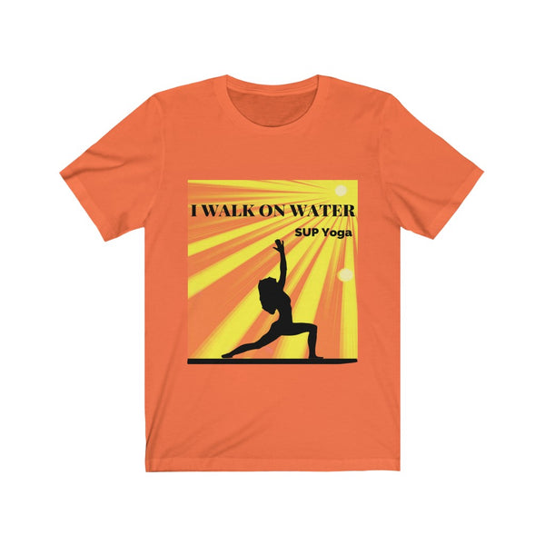 SUP - Paddleboard - Standup Yoga Tee - 'I Walk On Water'