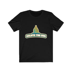 A 'Salute The Sun' Teeshirt for lovers of SUP - Paddleboard - Standup Yoga