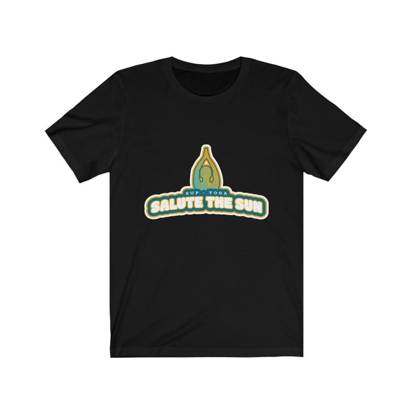 A 'Salute The Sun' Teeshirt for lovers of SUP - Paddleboard - Standup Yoga